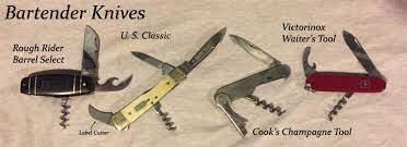 Bartender knife and tools