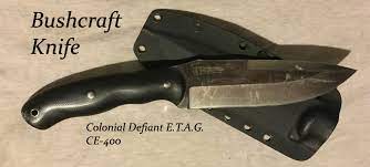 Colonial Defiant Bushcraft Knife